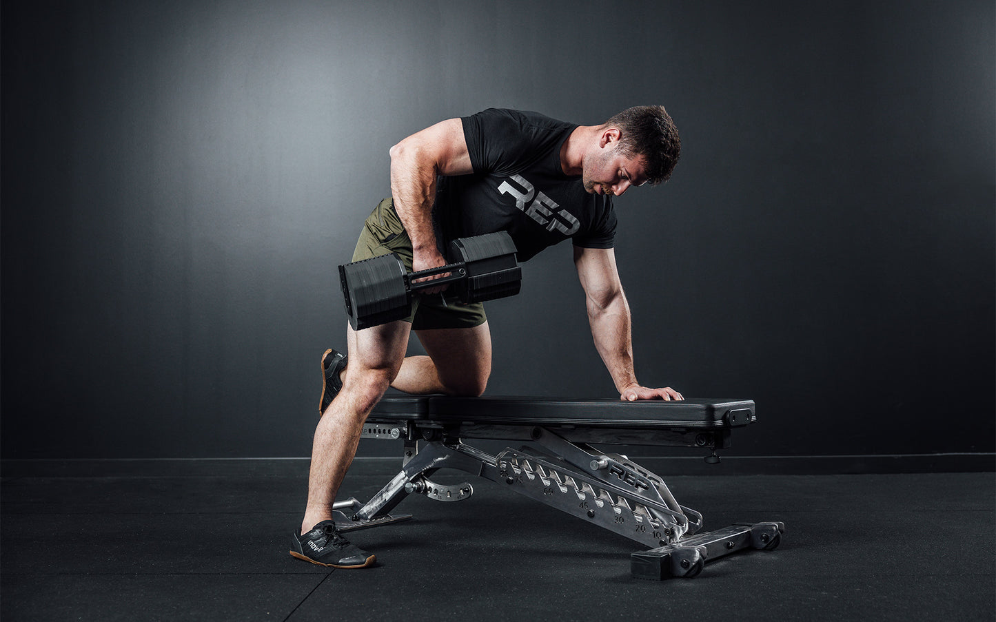 REP® x PÉPIN FAST Series Adjustable Dumbbell (lbs)
