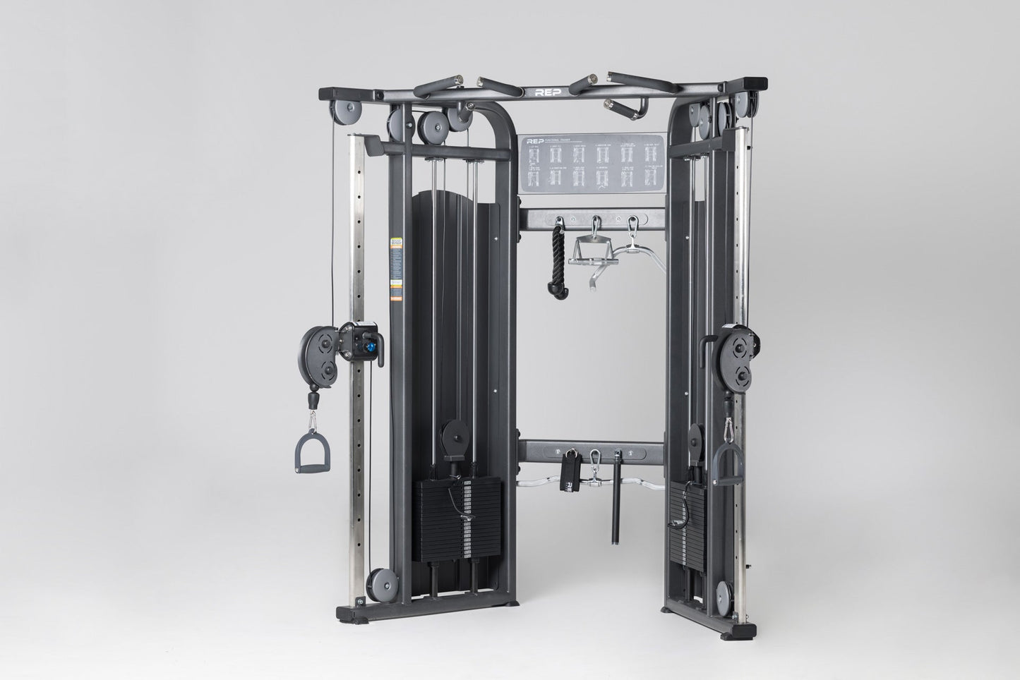 Multi-Grip Curl Bar Shown On FT-5000 Storage